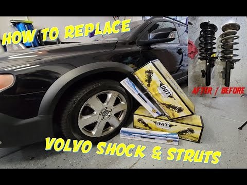 Blue Line Garage - How to Install Shocks and Struts on a Volvo XC70, XC40, XC60 and XC90 in Detail