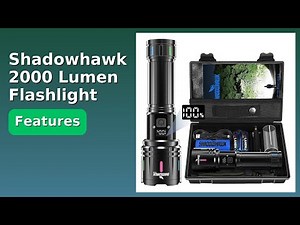 REVIEW (2025): Shadowhawk 2000 Lumen Flashlight. ESSENTIAL details.