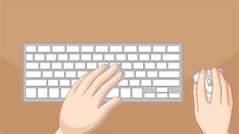 clip-3965299877-human-hands-on-computer-keyboard-mouse-top