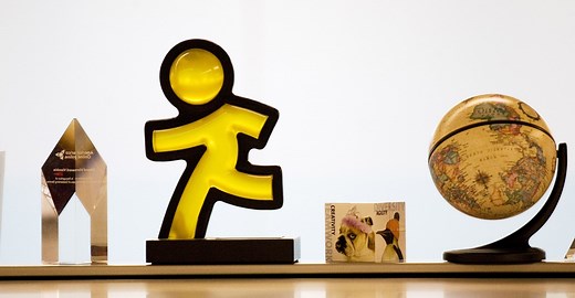 The Story Behind AOL's Iconic Yellow Running Man