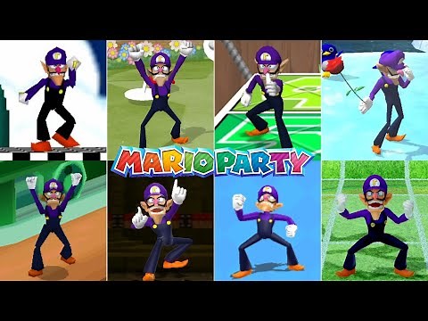 Evolution Of Waluigi In Mario Party Games [2000-2018]