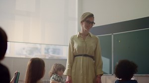Teacher having lesson with students. schoolteacher explaining lesson to pupils Free Stock Video Footage