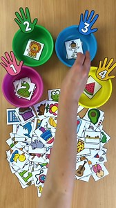 SYLLABLE SORTING 🍎 Syllable awareness is an important skill to develop, especially if your students will be using syllables to decode multisyllabic words at a later stage. This activity has students clap to count the syllables in words before sorting the cards into the correct containers. Students will work with words up to 4 syllables, AND over 130 cards are included! If you’d like to check it out, the link is https://www.teacherspayteachers.com/Product/Syllable-Clap-Center-Counting-Syllables-