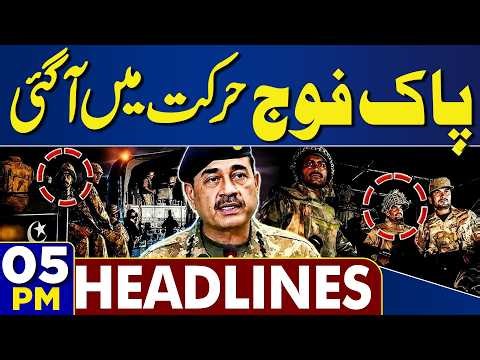 Govt & PTI Negotiations Talks | Pak Army In Action | Long March Updates | 05PM Headlines