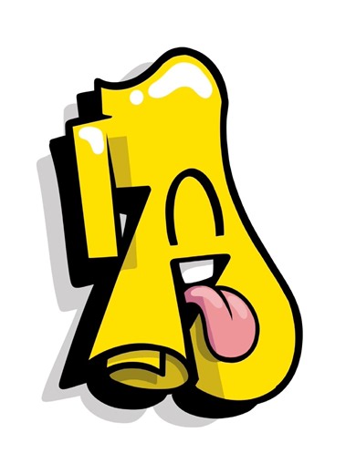 How to graffiti letter “A” #howto #alphabet #spraypaint #graffiti #procreate #tutorial #shorts #pov