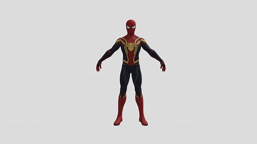 Spider-Man (Rigged) - 3D model by 3D MODELS (@3dworldz)
