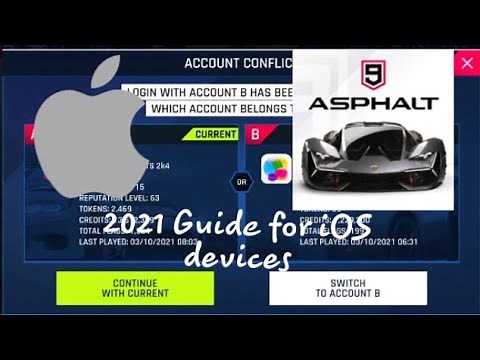 How to play Asphalt 9 two accounts in one iOS device