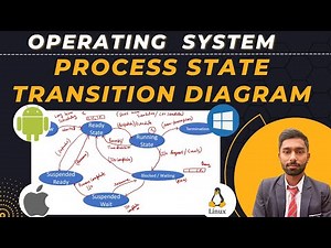 Process State Transition Diagram | Process State In Operating System | Placement & Semester