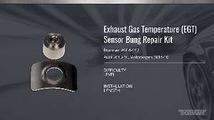 How To Install Dorman's Exhaust Temperature Sensor Sensor Bung on Audi & Vw Cars - AutoZone