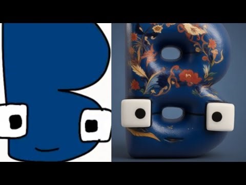 Russian Alphabet Lore Animation vs AI Reality – Talking Letters