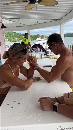 Grace Keeps Destroying Men at Armwrestling