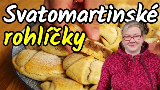 Poctivé nekynuté svatomartinské rohlíčky plné ořechové náplně! Tyhle rohlíčky nejsou žádné chudinky | Šikulio Vaření | Stream