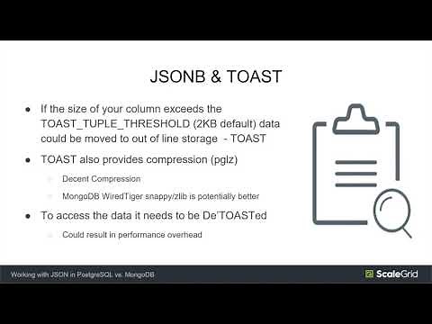 Working with JSON in PostgreSQL vs MongoDB