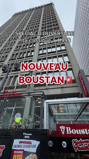 Nouveau restaurant ouvert près de McGill University