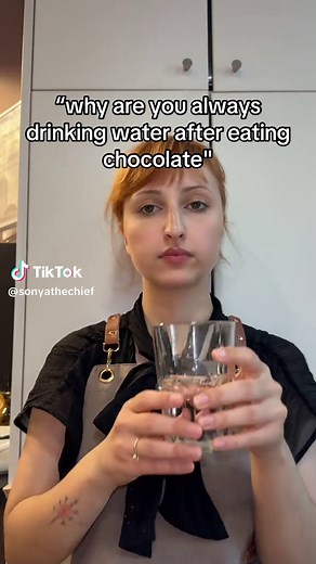 Why Do You Drink Water After Eating Chocolate?