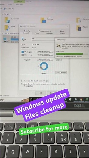 Windows update files cleanup