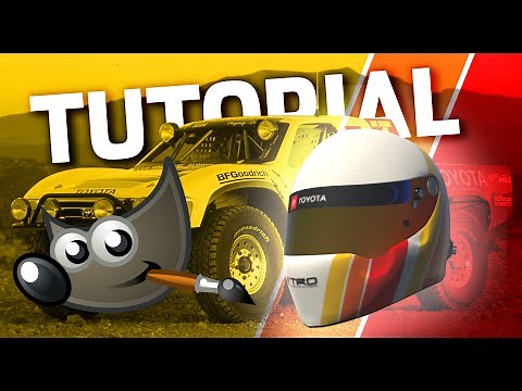 iRacing Helmet Design Tutorial - Gimp Guide