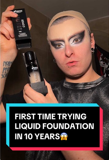 Trying @BPerfect Cosmetics liquid foundation for the first time in 10 years after exclusively using pan sticks.. pray for me🙏 #dragqueen #dragmakeup #foundation #bperfect #tiktokmademebuyit