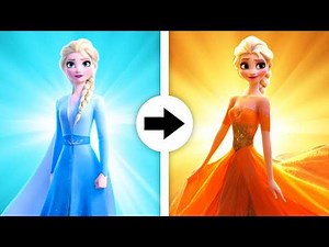 Frozen Characters As Their Opposites
