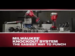 Milwaukee FORCELOGIC M18 Knockout Tool Kit 10-Ton 1/2in.4in. Model# 2676-23