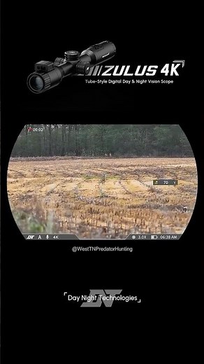 ZULUS 4K in Action: Coyote Tracking in Broad Daylight🐺