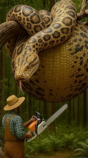 Guess what’s inside the python’s belly? #python