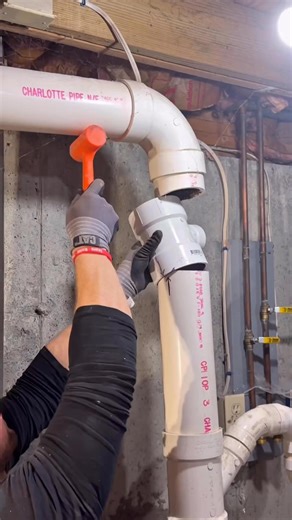 Kenco Plumbing & Drains installing the Ejection pump plumbing. #remodel #construction #construction #realestate #entrepreneur #fblifestyle #diy | Misha Panchishak