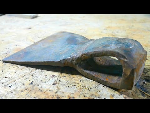 Do not throw away Old Axe - make a powerful wood splitter DIY