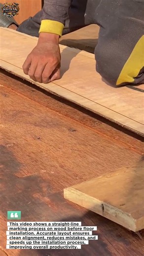 Perfect Straight Line Marking! Floor Layout Technique | Smooth & Satisfying Workflow