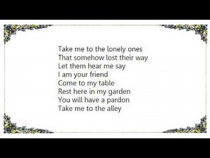 Gregory Porter - Take Me to the Alley Lyrics