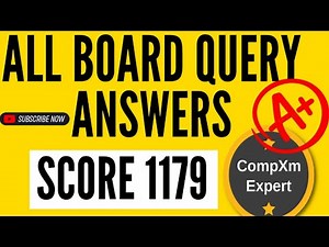NEW!!! Compxm Round 1 to 4 Final Exam Answers with Board Query Solutions