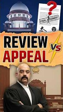 Can Supreme Court Review Its Own Judgment? | Review vs Appeal | Dr Sidharth Arora