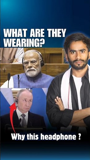 What Modi and Putin are wearing in their Ears ?