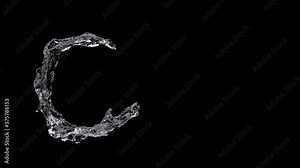 water flow in infinity sign