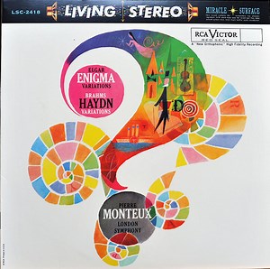 Elgar / Brahms / Pierre Monteux, London Symphony - Enigma Variations / Haydn Variations