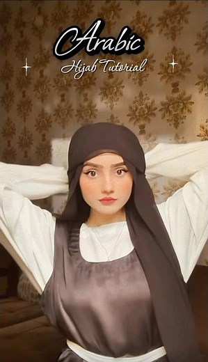 Arabic Hijab Style , Easy & One Pin Full Tutorial By Areeba Tahir #hijab #hijabtutorial #hijabstyle