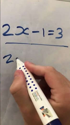 Solving a simple linear equation