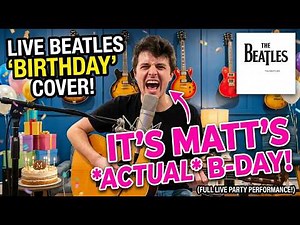 The Beatles - Birthday (Live Acoustic Cover)