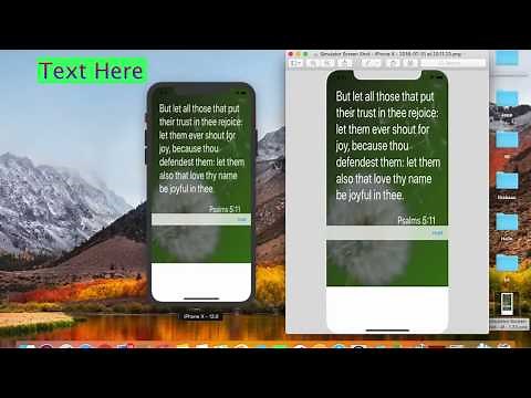HOW TO TAKE IPHONE SCREENSHOT ON XCODE