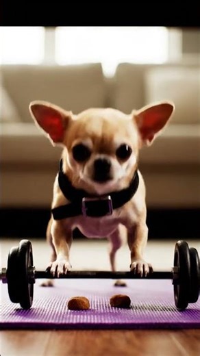 Chihuahua Bodybuilder's TRAGIC Collapse After Lifting Giant Dog Treats 💪😭