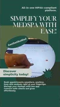 Simplify your medspa with ease!