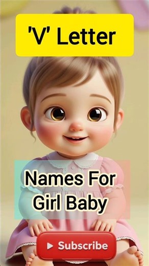 V Letter Names For Girl Baby #shorts #shortsfeed #vletternamesforgirlbaby