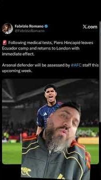 Arteta is recalling all the troops #arsenal #arteta #zubimendi #hincapie #ecuador🇪🇨