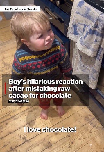 Raw Cacao Treat Surprise for a Young Child