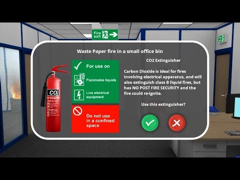 Interactive e-Learning | Fire Safety #10: Using Extinguishers Activity