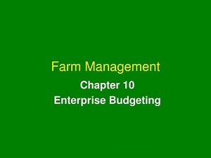 Farm Management - SlideServe