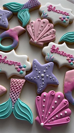 The Little Mermaid Cookies - Tropical Treats from Trinidad