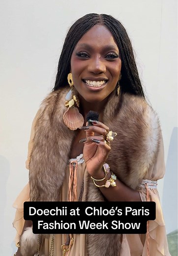 Doechii Stuns at Chloé Paris Fashion Week Show