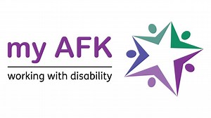 12 reactions | Say hello to AFK! We are rolling out our new branding, my AFK, which we think better reflects the work we do to support disabled children and young people. Join the conversation on Twitter, Facebook and Instagram with #ThisIsAFK ------------- Logo animations by WONKY Films https://wonkyfilms.com/ Music by Bensound https://www.bensound.com/ Read more about our rebrand here: https://www.my-afk.org/we-are-rebranding | AFK - Working With Disability | Facebook
