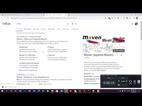 Descargar e instalar Maven en Windows 10.